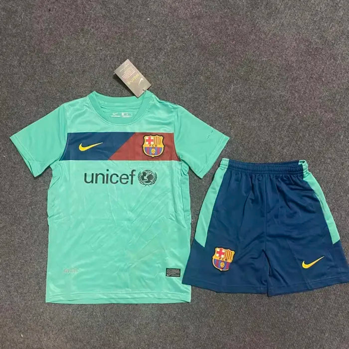 ברצלונה חולצת חוץ רטרו 2010/11 ילדים כולל מכנס