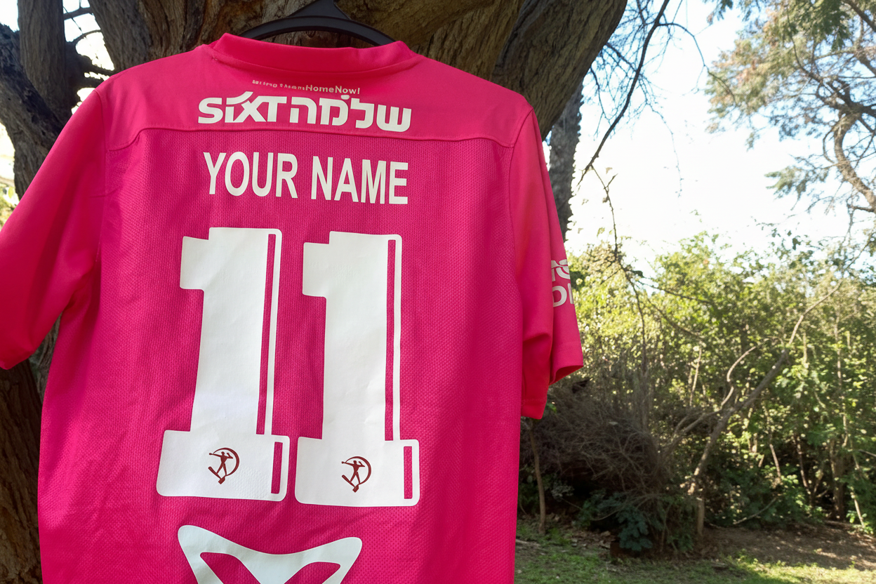 הפועל תל אביב חולצה ורודה 2025/26