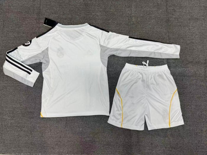 ריאל מדריד חולצת בית ארוכה 26\2025 ילדים כולל מכנס